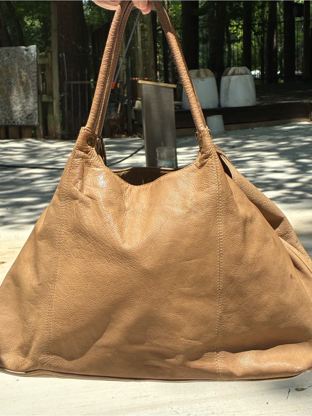 696Sorpresso tan leather snap top western vibe Preowned - Picture 11 of 11
